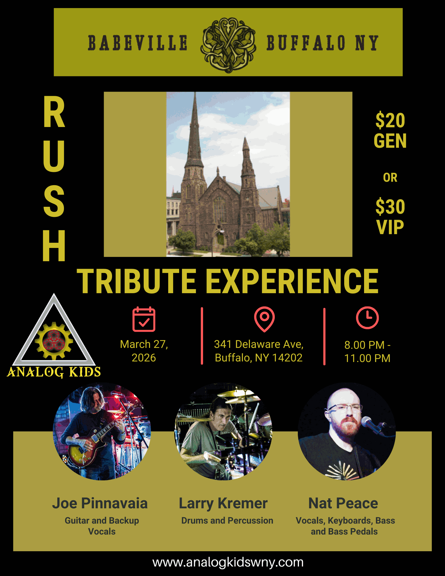 Analog Kids: Rush Tribute Experience